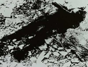 Nagasaki. Verbrannter Junge - Atombombenopfer