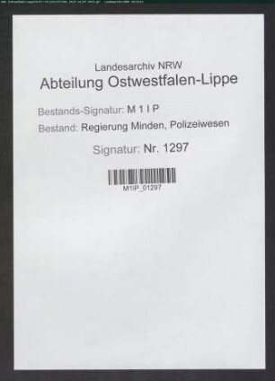 Organisation, Stellenbesetzung und Dienstbezirke in der Landjägerei, Allgemeines