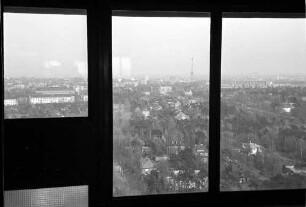 Berlin: Le Corbusier-Haus; Blick aus der Waschküche nach Osten
