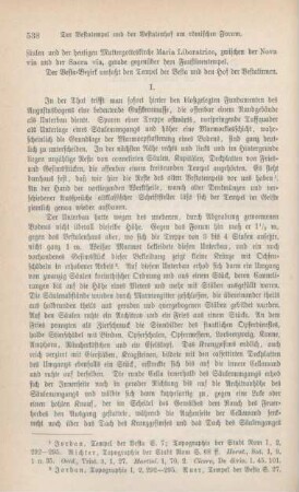 537-560 Der Vestatempel und der Vestalenhof am römischen Forum
