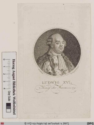 Bildnis Ludwig (Louis Auguste) XVI., König von Frankreich (reg. 1774-92)