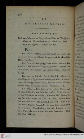III: Weichliche Körper