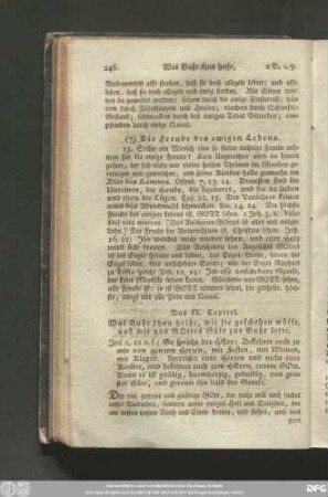Das IX. Capitel. Was Buße thun heiße, wie sie geschehen müsse, und wie uns Gottes Güte zur Buße leite.