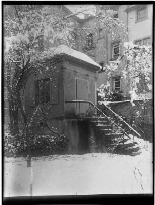 Karlsruhe Gartenstraße Ecke Leopoldsstraße Gartenhaus des Krupp von Bohlen-Halbach Außenansicht