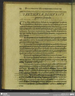 Particula Discursus generici secunda