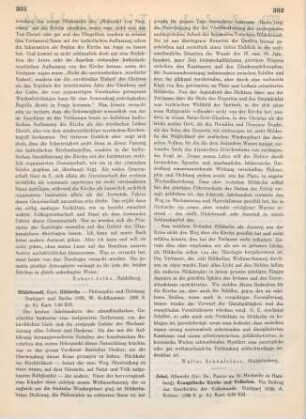 331-332 [Rezension] Hildebrandt, Kurt, Hölderlin