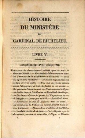 Histoire du ministère du cardinal de Richelieu. 2