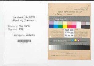 Entnazifizierung Wilhelm Hermanns , geb. 23.12.1902 (Polizist)