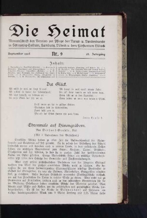 Ehrenmale auf Hünengräbern