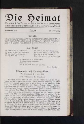 Ehrenmale auf Hünengräbern