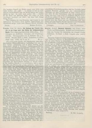 469-470 [Rezension] Prumbs, Anton, Die Stellung des Trienter Konzils zu der Frage nach dem Wesen der heiligmachenden Gnade
