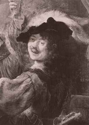 Rembrandt mit Saskia auf dem Schoße