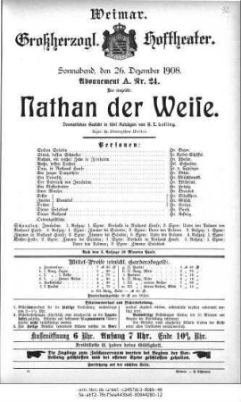 Nathan der Weise