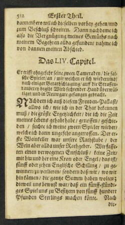 Das LIV. Capitel.