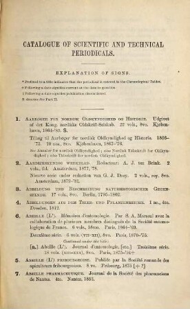 A catalogue of scientific and technical periodicals : (1665 to 1895) ; together with chronological tables and a library check-list