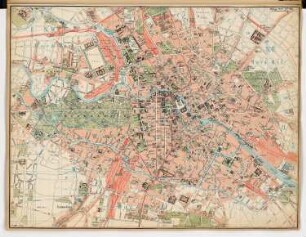 Hochbahn auf Pfeilern Monatskonkurrenz März 1882: Karte als Planungsunterlage