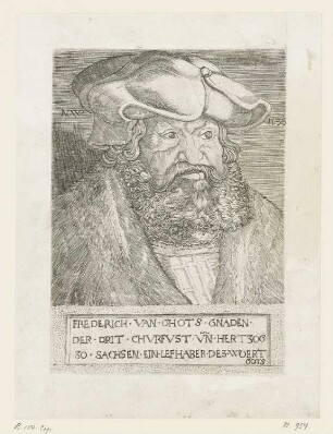 Bildnis Friedrich der Weise, Kurfürst von Sachsen