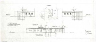 Gsaenger, Gustav; Oberstdorf / Allgäu (Bayern); Ev. Kirche - 2. Erweiterung mit Jugendraum (Lageplan,Schnitte)