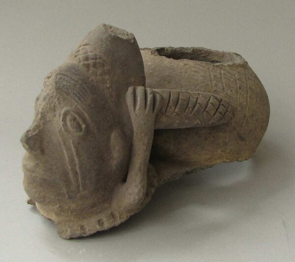 Fragment of a clay vessel