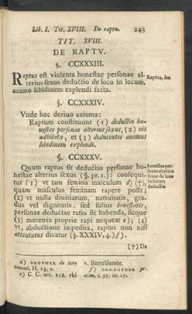 Tit. XVIII. De Raptu