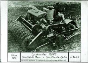 Landmaster 180 PS; Schnittiefe 18 cm - Schnittbreite 2,40 m