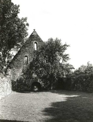 Nossen-Zella. Zisterzienserkloster Altzella (Baubeginn 1170). Östliche Scheune