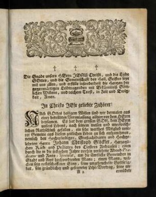 3-8, Nach Gottes heiligem Willen ...