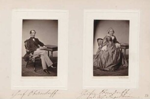 links: Graf Oberndorff rechts: Gräfin Oberndorff geb. Gräfin Ingelheim