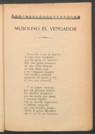 Musolino el vengador