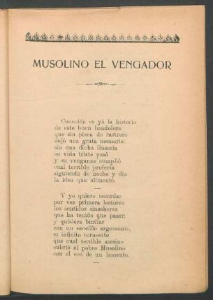 Musolino el vengador