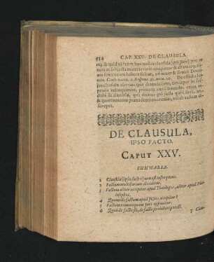 Caput XXV. De Clausula, Ipso Facto.