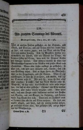 LVI. Am zweyten Sonntage des Advents.