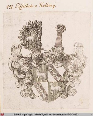 Wappen der Familie Löffelholz von Colberg