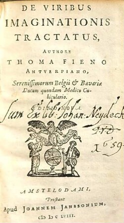 De Viribus Imaginationis Tractatus