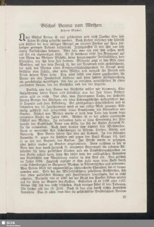 Bischof Benno von Meißen