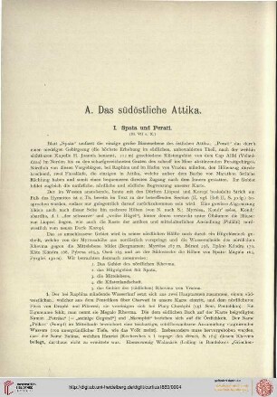 Das südöstliche Attika