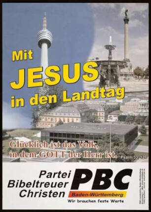 PBC, Landtagswahl 2011