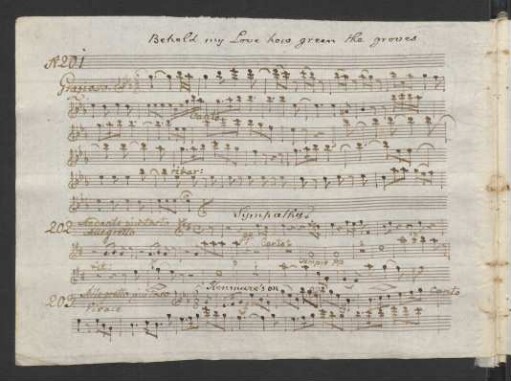 Behold my love how green the groves; V (2), vl (fl), vlc, pf; Es-Dur; LvBWV op. 108/9; KinB 108/9; op. 108/9