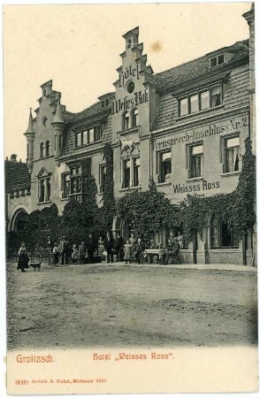 Groitzsch. Hotel Weißes Roß
