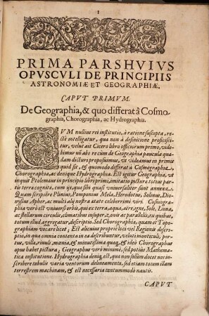 Opusculum geographicum rarum : totius eius negotii rationem, mira industria et brevitate complectens, ...