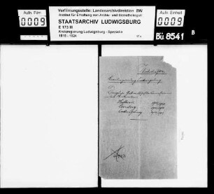 Dingliche Gastwirtschaften, auch Bierbrauereien: Oberämter Heilbronn (1901-1920), Leonberg (1901-1911) und Ludwigsburg (1900-1923)