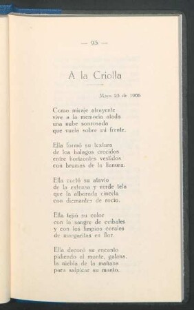 A la criolla