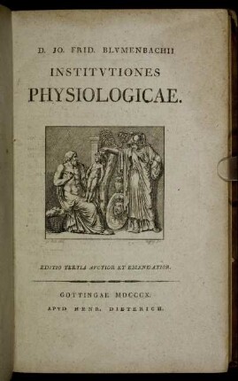 Jo. Frid. Blvmenbachii Institvtiones physiologicae