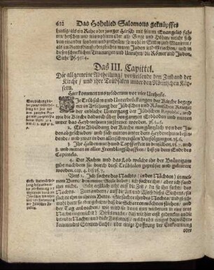 Das III. Capittel – Das IV. Capittel