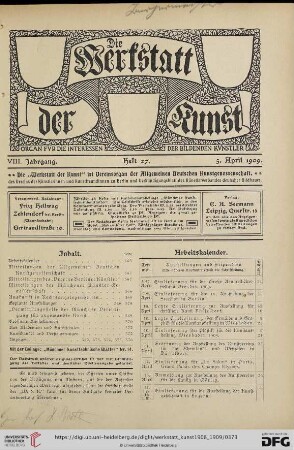 Heft 27 (5. April 1909)