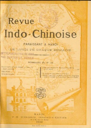 Lundi 17 Avril 1899. Numéro 26