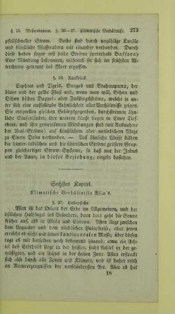 Sechstes Kapitel. Klimatische Verhältnisse Asia's