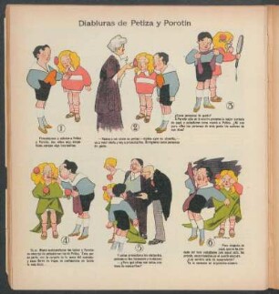 Diabluras de Petiza y Porotín - [Cómic]