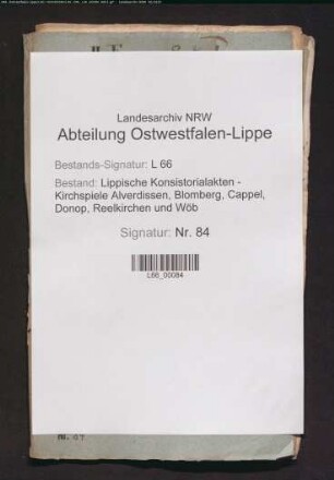 Nebenschule zu Hiddensen [Hiddenhausen]