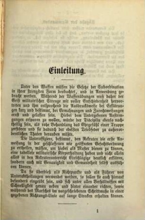 Auszug aus den Vorschriften für den Unterricht in den Waffenübungen der K. B. Infanterie : nebst einem Anhange über das neue Hinterladungsgewehr nach dem System Werder und anderer Hinterladungswaffen für Unteroffiziere der Linie und Landerehe, Aspiranten und einjährige Freiwillige ; mit 60 in den Text gedruckten Holzschritten